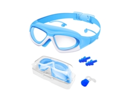 2 Óculos de Natação AQUAFORGE, alça ajustável, unissex, protetores auriculares, clipe nasal, antiembaçante