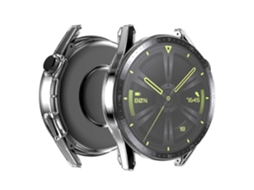 Capa fosca para Huawei Watch GT 3 46 mm, relógio inteligente com mostrador de vidro temperado e tela HD, design Ly Ebike