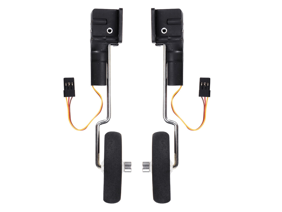 Trem de Aterragem Retrátil Eletrónico Tipo Sem fim Metálico para Pequenos Aviões Rc Elétricos de Asa Fixa. MDUG