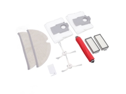 Conjunto de Reposição com Escovas Principal e Lateral, Filtro, Pano e Sacos para Roborock T8 e Q7max+