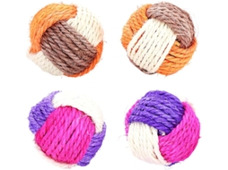 Peças Balle Chat Balle de Sisal Animaux de Compagnie Jouets Pour Chats Chat Sisal Corde Balle Jeux Chat Jouet Balles Pour Jeu Chat JEDBESETZT