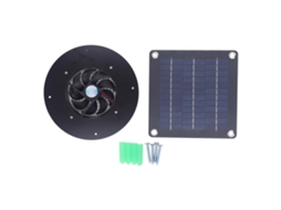 Ventilador Painel Solar 50w para Estufa Despacho Ar