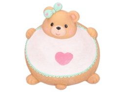 Ornamento Urso Resina com Recipiente de Armazenamento