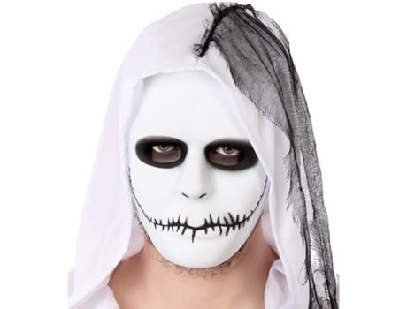 Máscara DISFRAZZES Fantasma Com Boca Cosida (Tam: Tamanho Único)