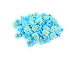 Laxiscreed 100 Cabeças De Flores Gerberas Azul Claro Para Decoração Floral