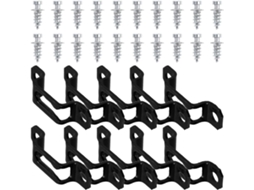 Balacoo Conjunto De 30-conectores Invisíveis Com Fecho Deslizante Para Móveis E Parafusos Ferro, Conexão Oculta, Estável