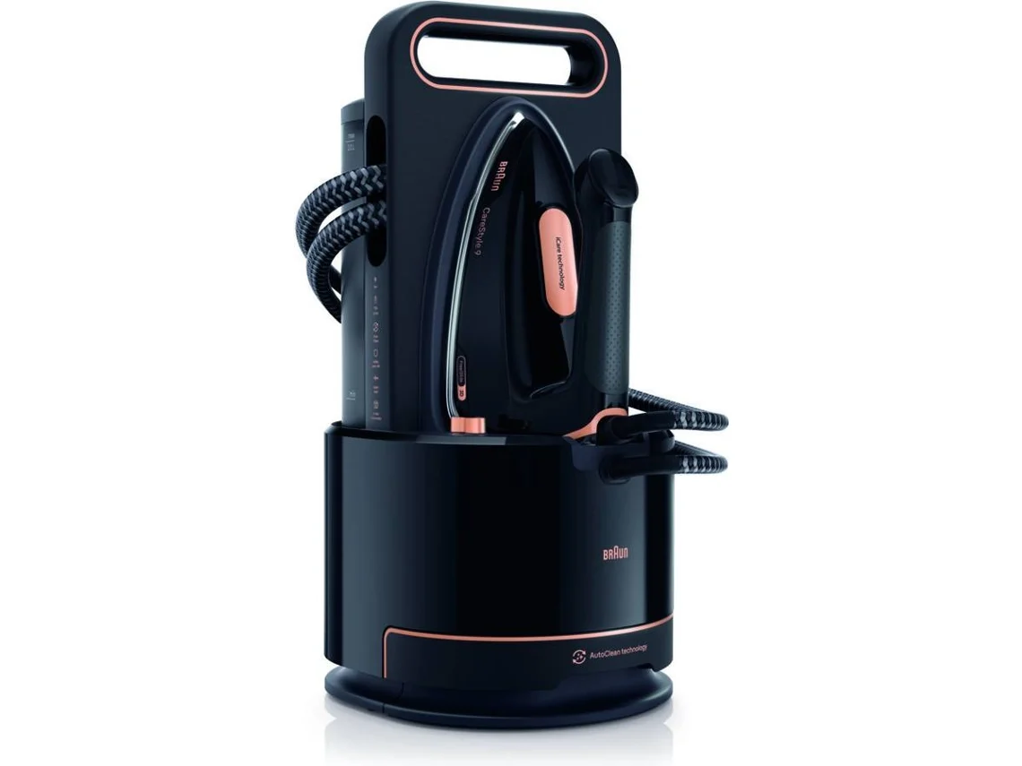 Ferro com Caldeira BRAUN IS9090BK Carestyle 9 (Pressão 9 bar - 2700 W - Jato Vapor 750 g/min)