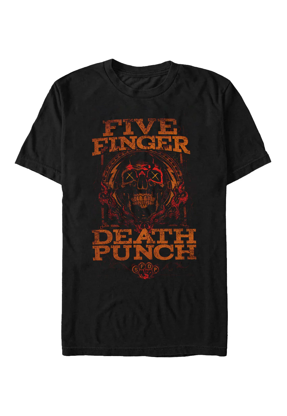 Size:xxxl Rockinstone Five Finger Death Punch - Wanted - T-shirt Unisex Adults
