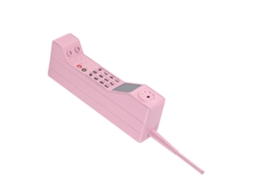 Ornamento de Telefone Celular Retro LAXISCREED Rosa