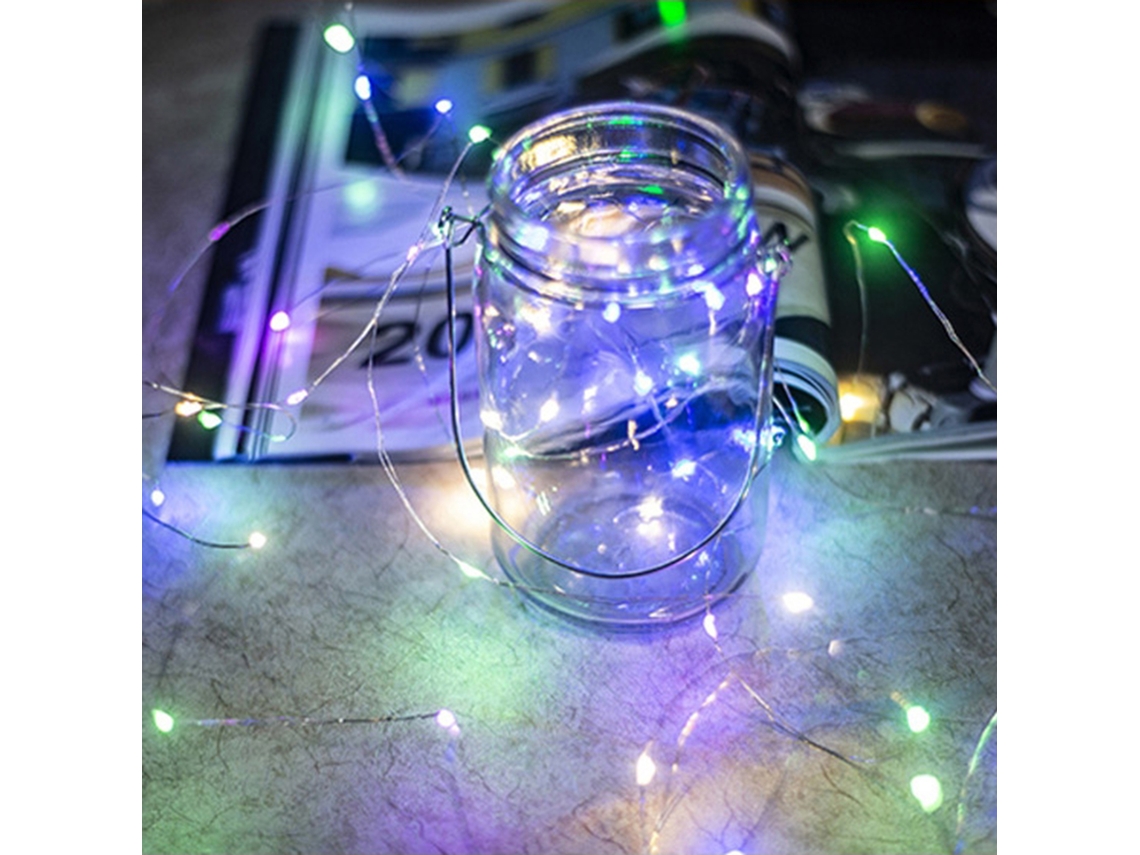 Luz de Fio de Fada Led Flexível Ip65 1/2/3m 10/20/30leds Decoração Natal Festas Presente