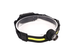 Usb Recarregável Led Farol Brilhante Detecção Xpg Cob Zoom Mainlamp Lanterna Bandana Luz Para Acampamento Pesca (preto)