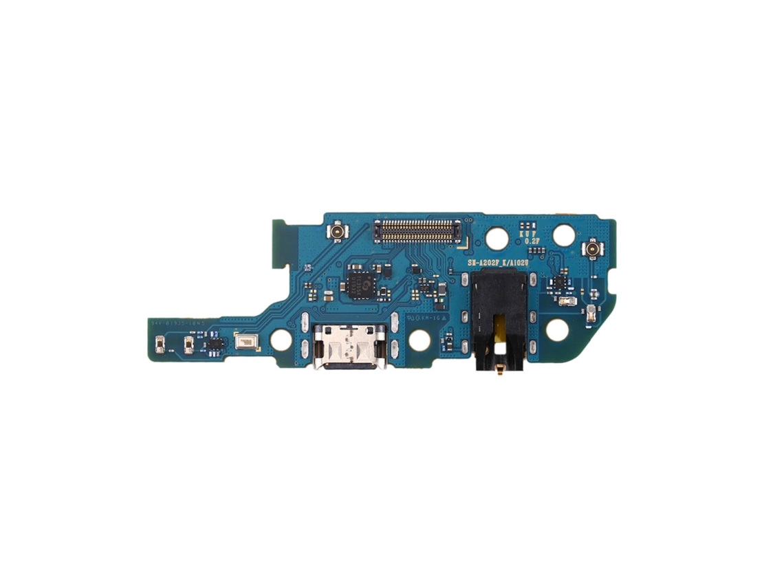 Conector de Carga para Samsung Galaxy A20E Conector Usb-C com Jack 3.5Mm Preto CLAPPIO