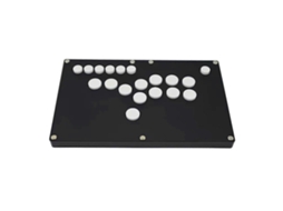 Joystick Arcade Street Fighter, Controlador De Jogo, Controle Mecânico Com Botões, Compatível Com Pc, Resistente, Nas Cores Branco E Preto. Hengjian