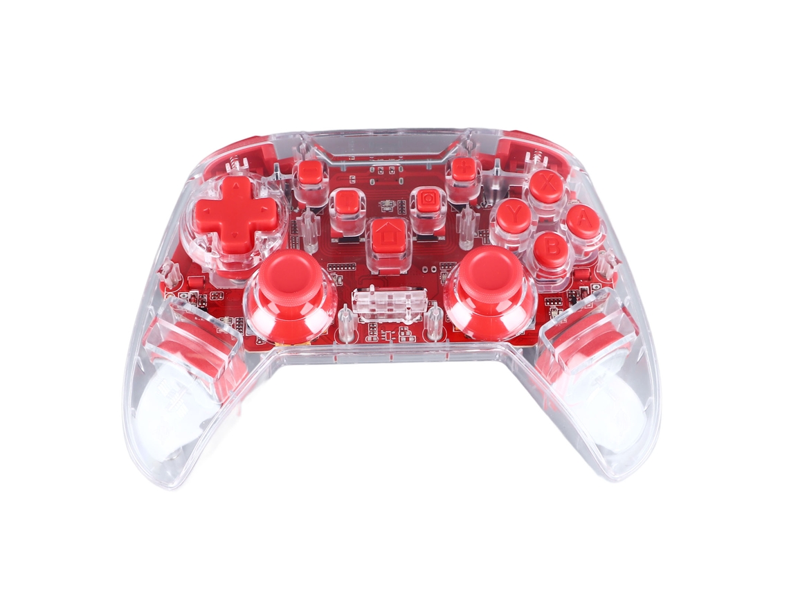 Controle de Jogo Controle de Chave Vermelho Transparente EOOCOO