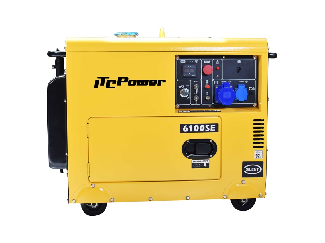 Nt 6100se Generador Diesel Itcpower Monofásico 5,3kw Kompak