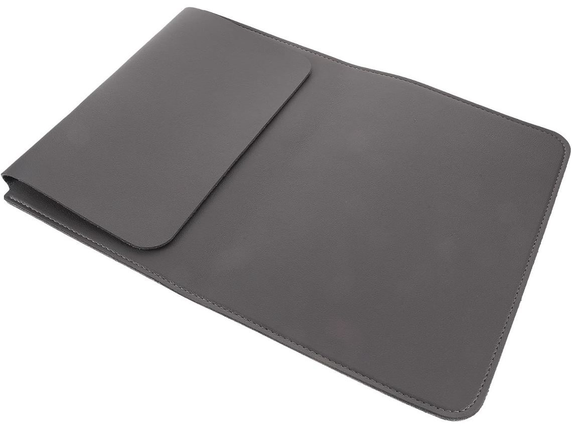 Capa Para Notebook De 14 Polegadas Em Pu, Simples E Estilosa, Proteção Amortecedora E Design Multifuncional