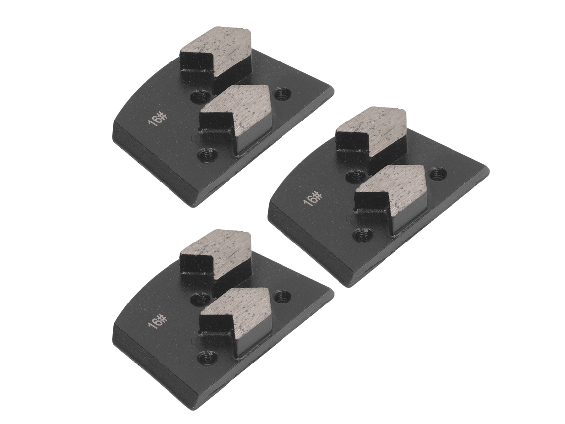 Laxiscreed Sapatilhas De Moagem Diamantadas Para Concreto, Modelo Trapezoidal