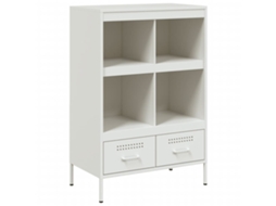 Highboard, Highboards Vidaxl Branco Aço (n/a)