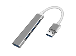 Conversor Hub com 1 USB 3.0 e 3 USB 2.0 para Windows Linux YANYXR
