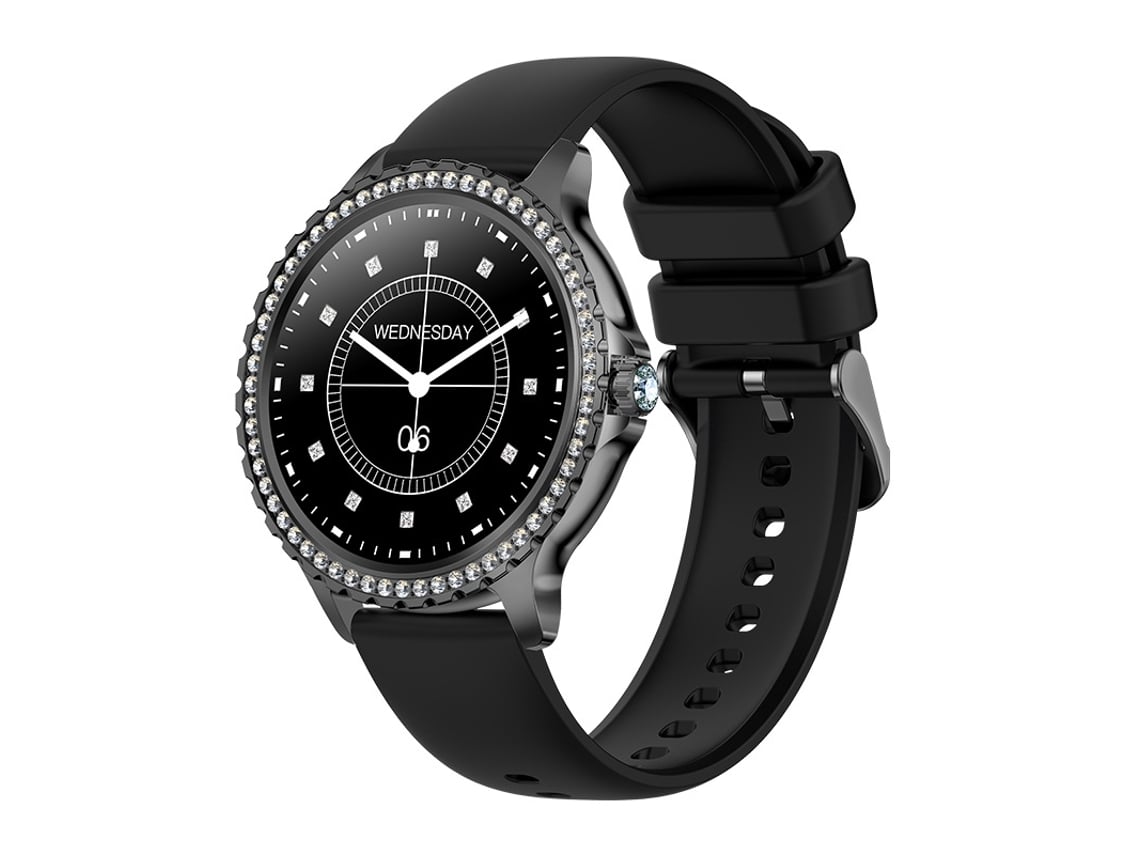 Relógio Inteligente SHAH ARPAN para Mulheres com Visual Elegante Preto