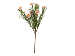 MEOIRUERY Buquê de flores artificiais artificiais com 8 peças para decoração residencial e comercial (rosa)