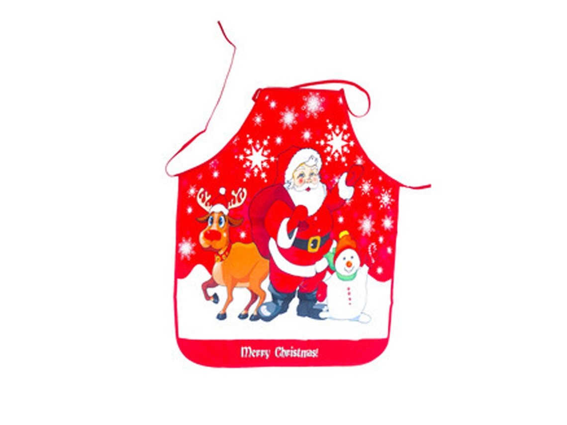 Avental de Natal Avental de Desenho Animado Engraçado Estilo Papai Noel/Alce/Boneco de Neve para Cozinhar Limpo Estilo 2