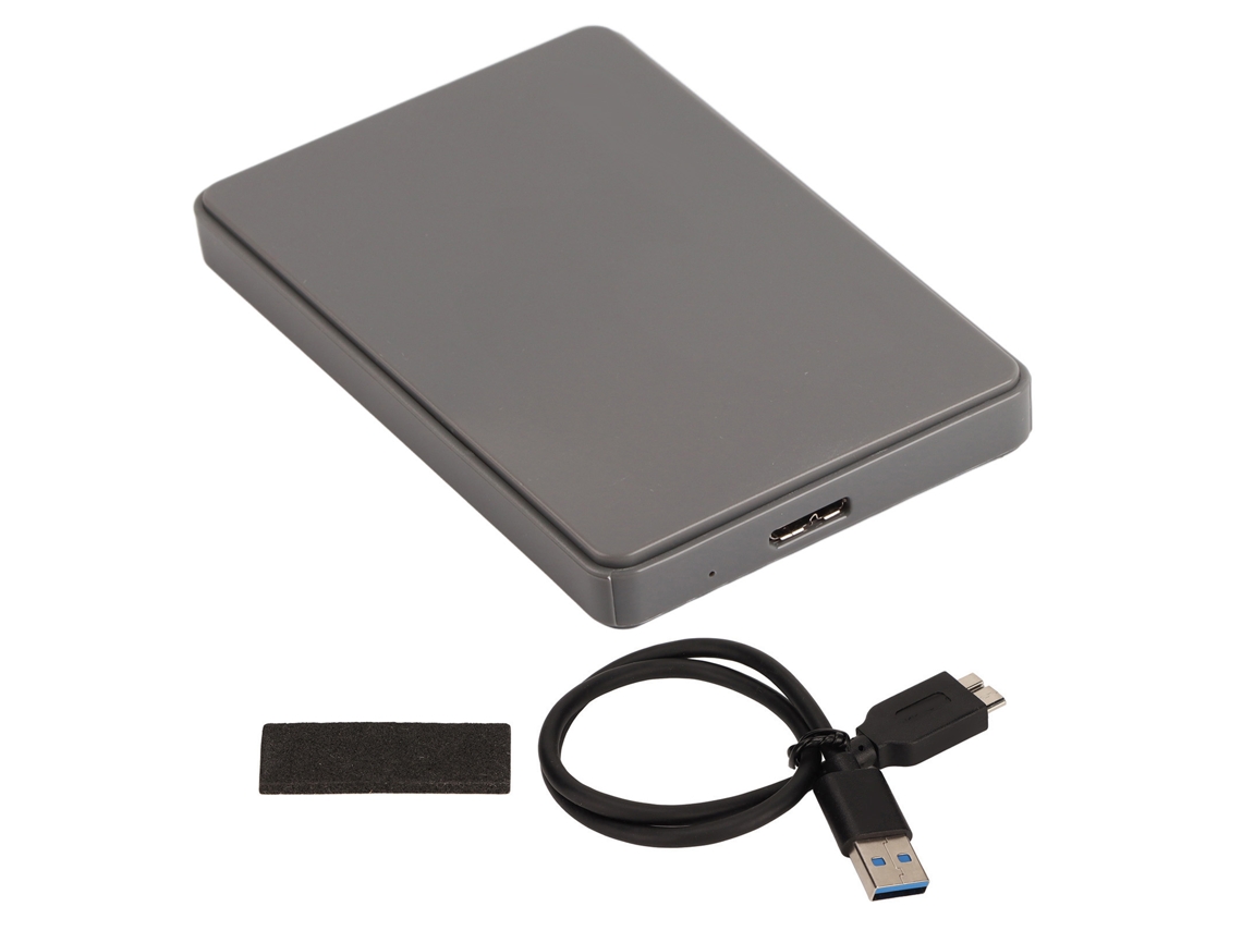 Carcasa SSD USB 3.0 de 2,5 pulgadas, adaptador externo para disco duro SATA, velocidad 30 MB/s, compatible con Windows y Mac | S/MARCA