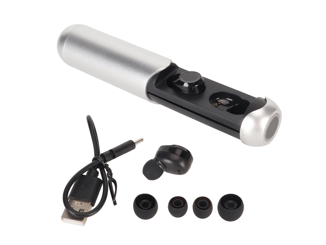 Fones de Ouvido Sem Fio Multifuncionais Ipx7 À Prova D'água com Graves Profundos, Mini Fones de Ouvido Bluetooth 5.3 CHABERLU