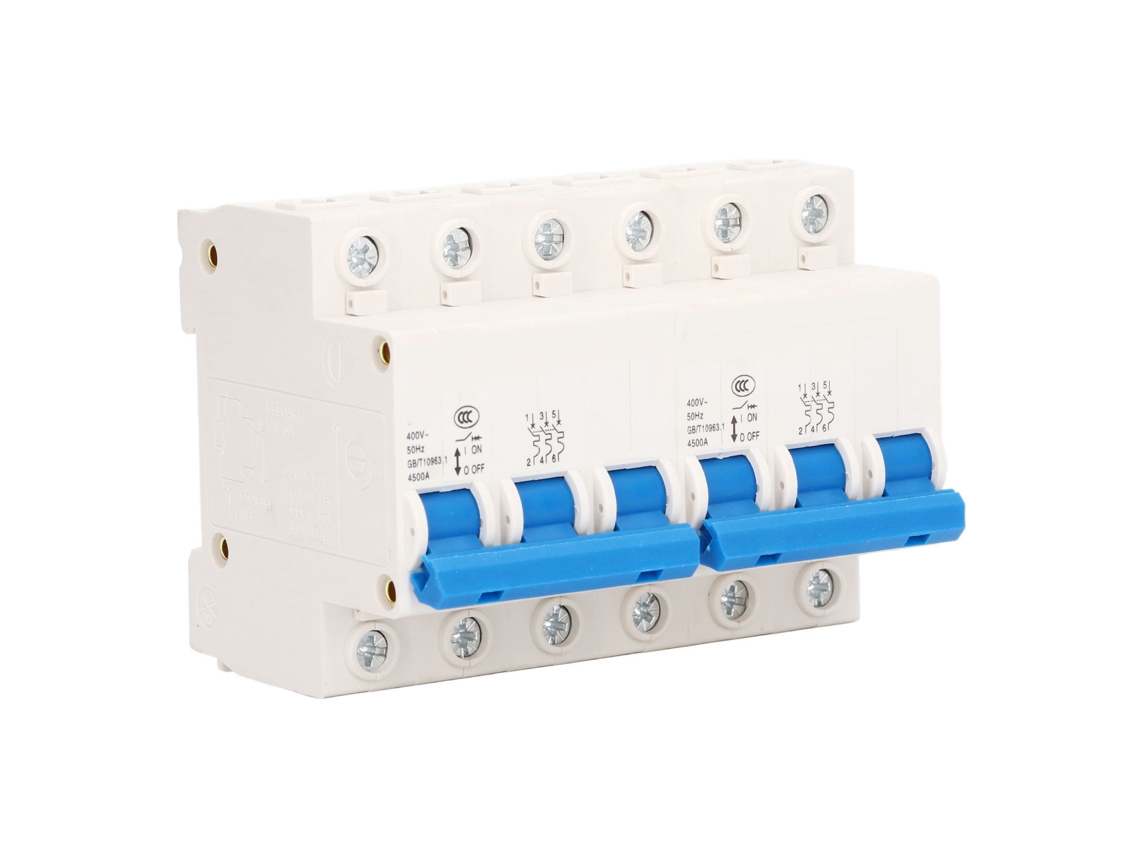 Laxiscreed Interruptor De Circuito De Duplo Poder Com Montagem Em Bastidor E Micro-intertravamento