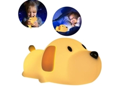 Luz de Noite LED para Crianças, Silicone, Cachorro, Toque Sensível | S/MARCA