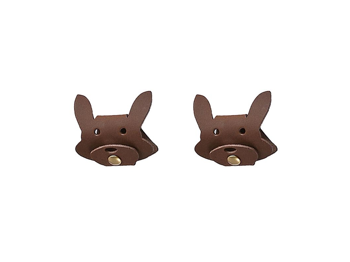 2pcs Enrolador De Fone De Ouvido De Couro