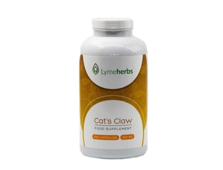 Cápsulas de Unha-De-Gato Uncaria Tomentosa 500Mg LYMEHERBS 500 Cápsulas