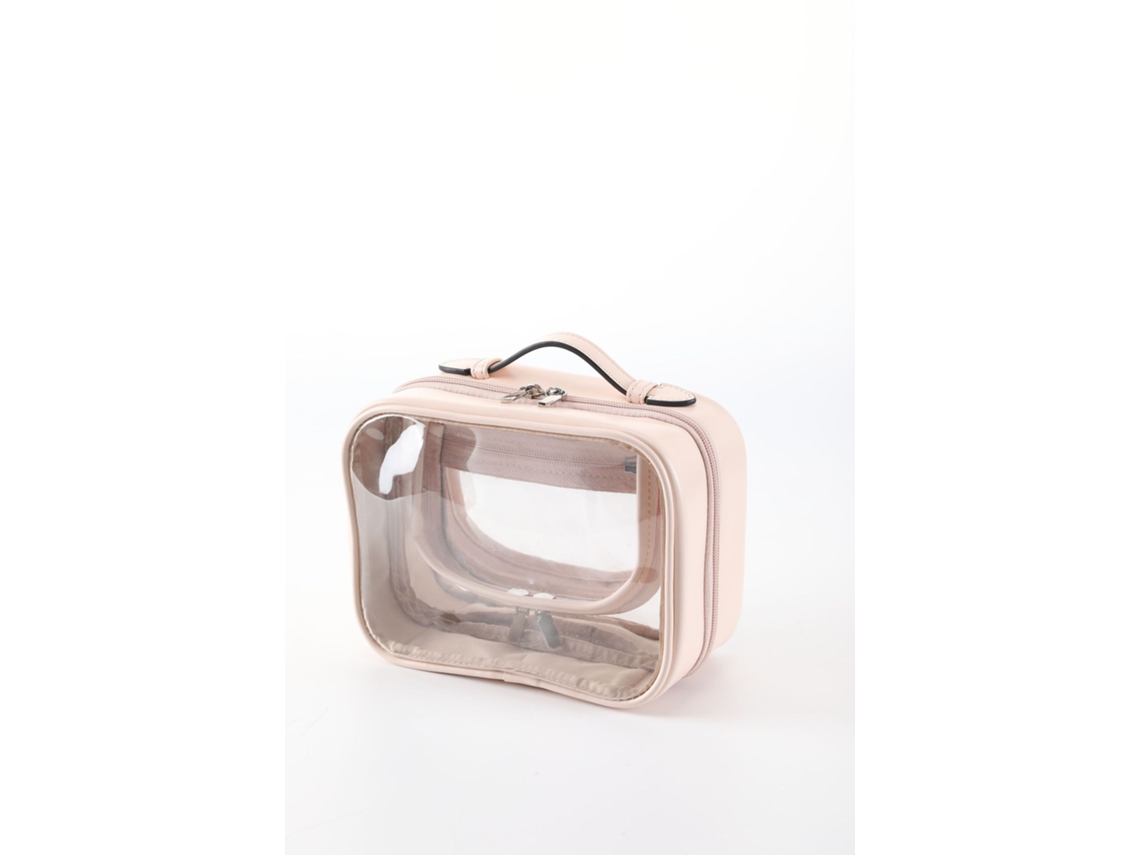 Bolsa Cosmética Transparente De Camada Dupla Certificada Com Grande Capacidade Para Viagens E Produtos De Higiene Pessoal SUNNY SPACES