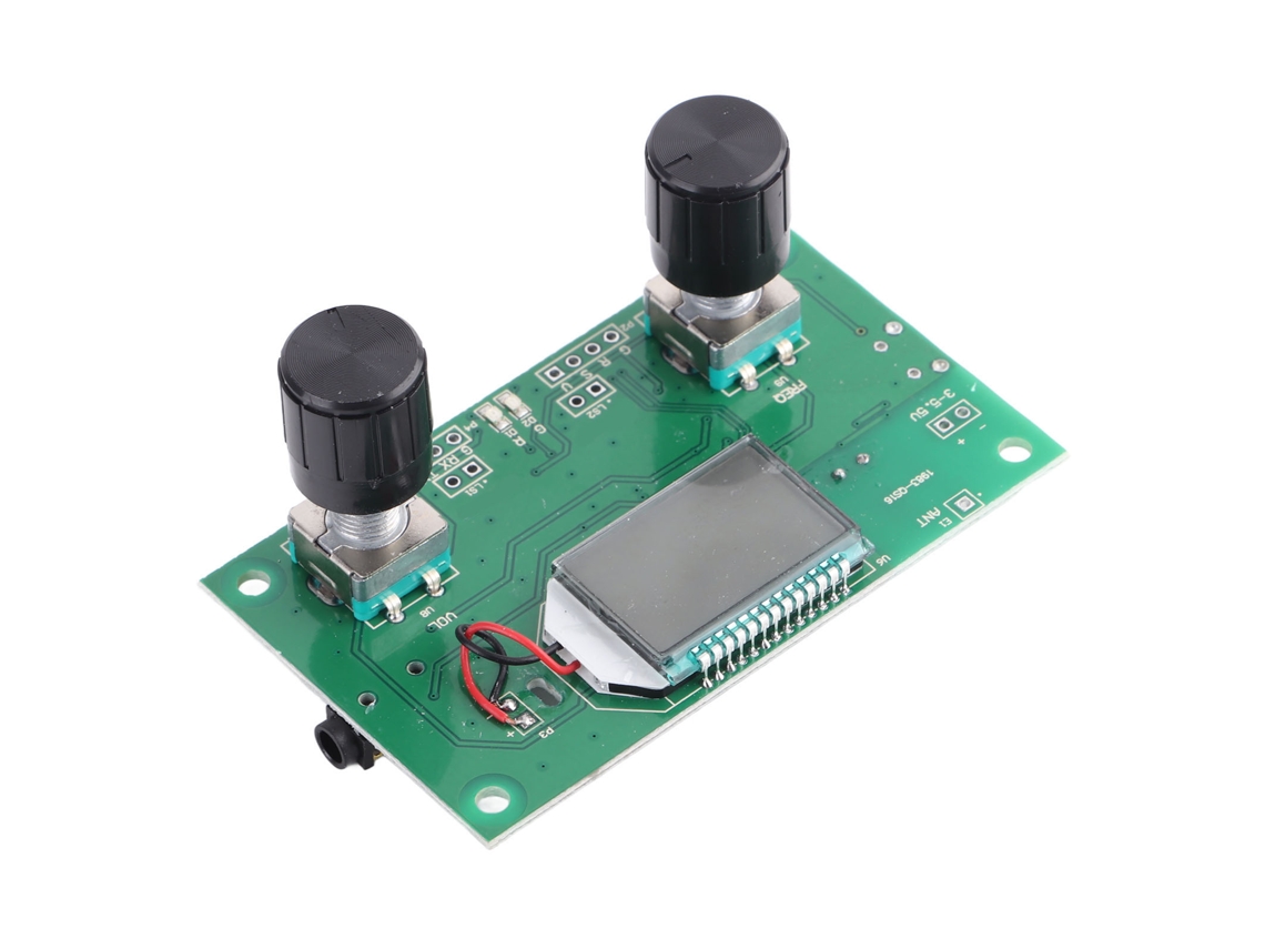 Módulo Receptor de Rádio Digital Fm Estéreo com Tela Lcd 50hz‑18khz