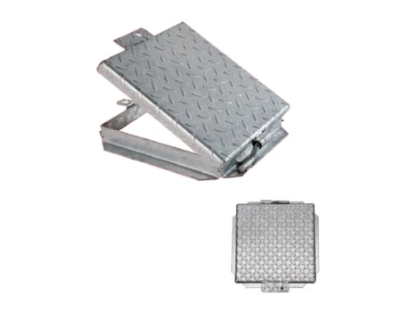 Tampa Da Cisterna Galvanizada Maderterraneo (80x80cm)