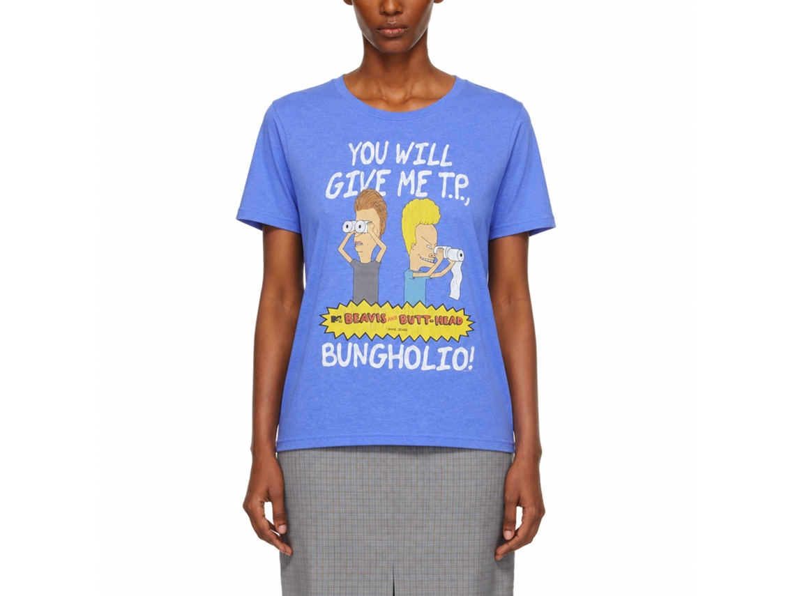Beavis And Butt-head Give Me T.p. T-shirt Classic Unisex Adults Size:m