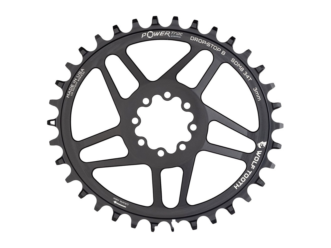 Prato Oval Sram 8B Dm 3 Mm Offset Prateado 32Twolf Tooth