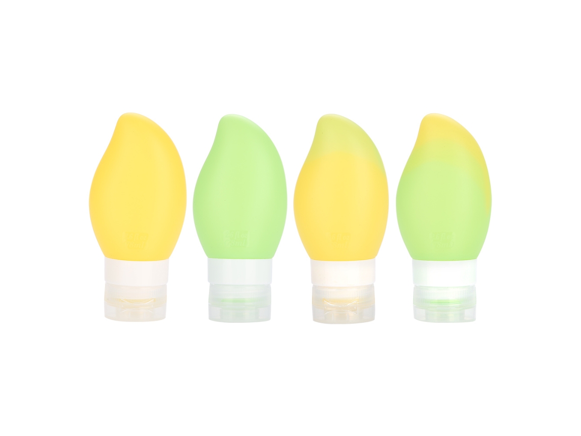 Garrafas De Viagem Silicone Portáteis Para Armazenamento