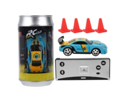 Mali mini Carro de Controle Remoto 2.4ghz App Dual Mode com Luzes e Controle Quatrovias Azul