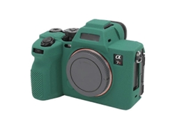 Capa Protetora De Silicone Macio Com Textura De Lichia Para Sony Ilce7rm5 / A7r5
