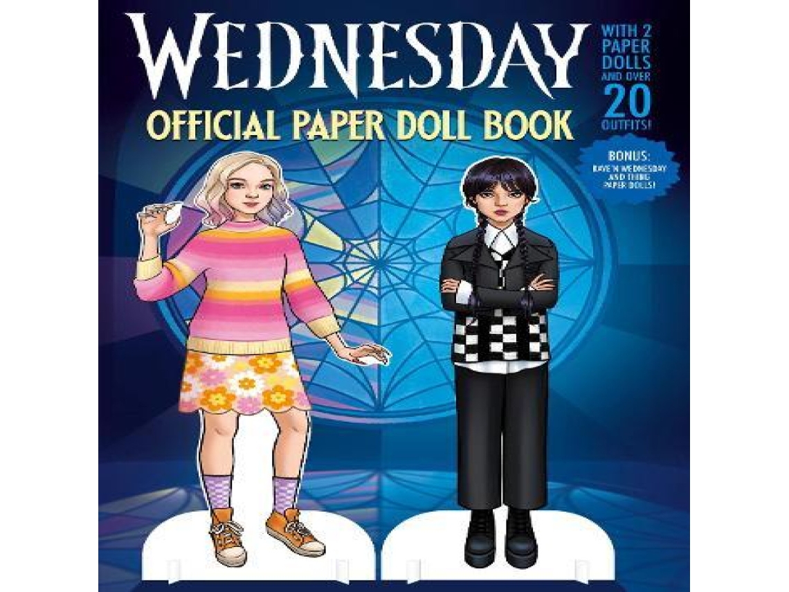 Livro Wednesday The Official Paper Doll Book de Wednesday (Inglês)