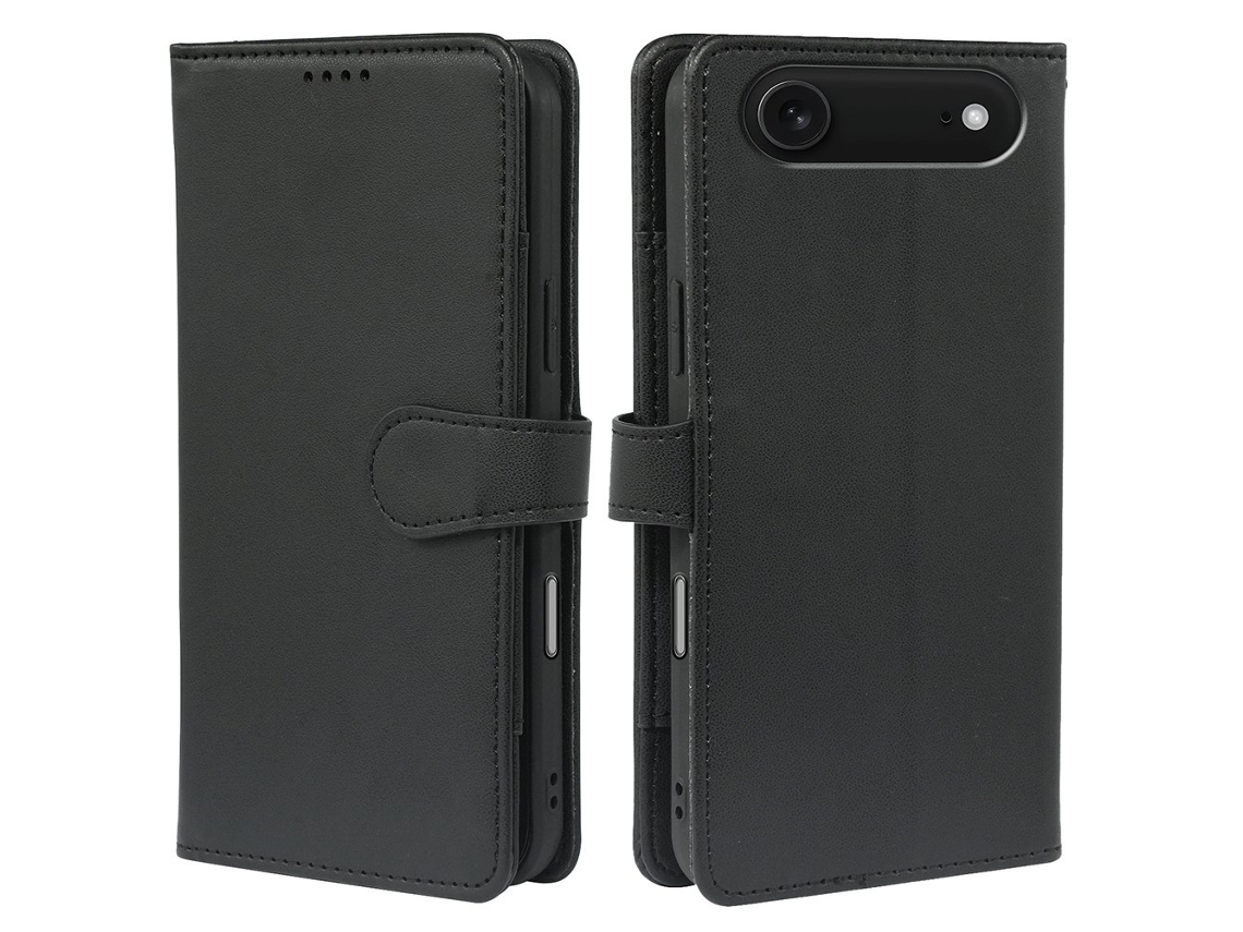 Capa Carteira Skalo Para Iphone Air Com 9 Compartimentos - Preta