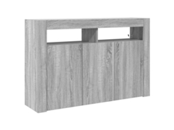 Conjunto 1 Buffet Moderno Vidaxl Cinzento Derivados De Madeira (116 X 30 X 75 Cm)