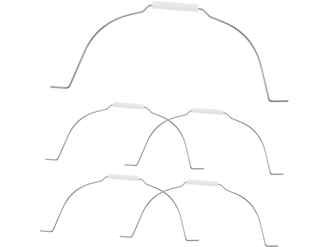 Conjunto De 5 Peças Alças Ferro Antiderrapantes Para Substituição, Com