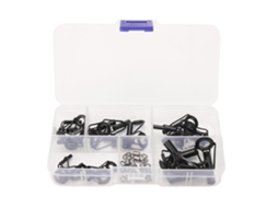 Kit Reparo Ponta Vara Pesca Anel Cerâmica Aço Inox