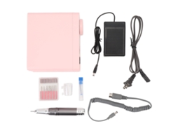 Kit de lixadeira elétrica profissional Rebe para unhas, 0-35000 rpm, para uso doméstico e profissional, plugue americano.