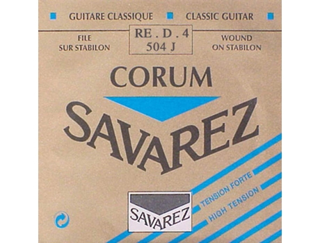 Savarez Corda D4 Corum Enrolado em Cinza dos Conjuntos 500Crj e 500Arj Ten