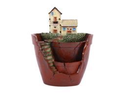 Vaso de resina Primerox para jardim suspenso para suculentas bonsai decoração casa jardim