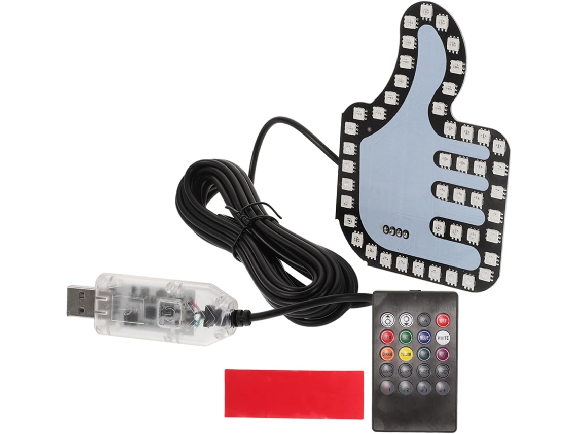 Luz De Carro Com Controle Por Gestos Em Led Popetpop, Luz Intermitente Com Indicador De Movimento, Kit Exclusivo