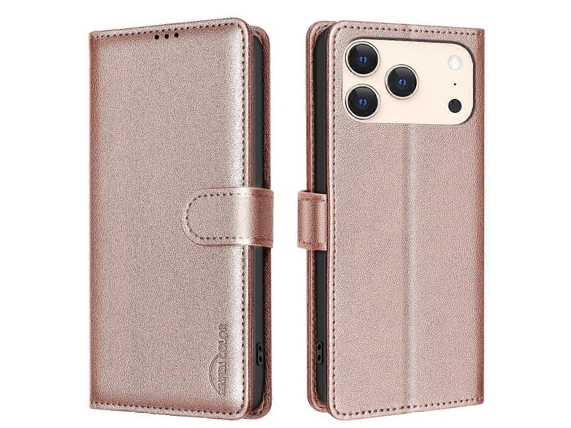 Capa De Couro Antifurto Para Celular Com Textura De Lichia E Rfid